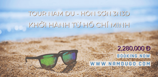 Full combo du lịch Nam Du - Hòn Sơn 3n3đ trọn gói cho 2 người