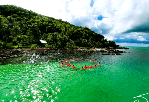 Đắm chìm dãy san hô tại Hòn Hai Bờ Đập Nam Du, Tour Nam Du giá rẻ nhất